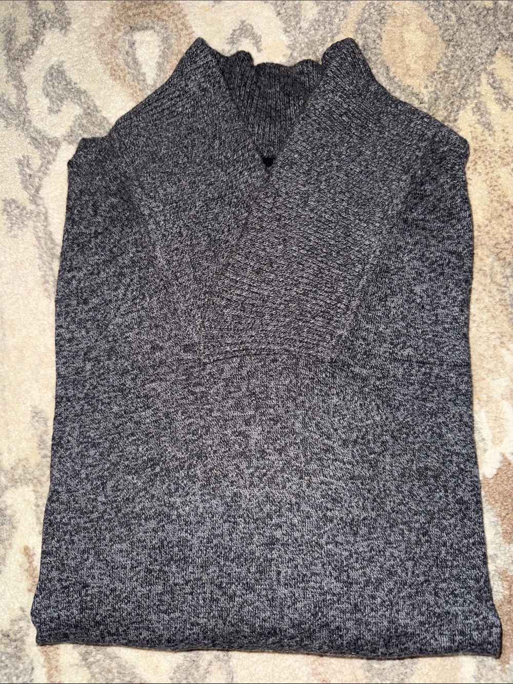Banana Republic Shawl Collar Gray Sweater  M